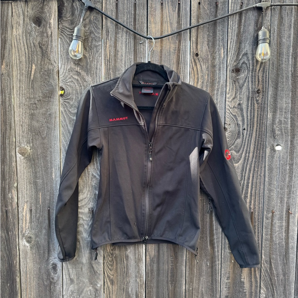 Mammut Women’s Black Ultimate Full-Zip Softshell Jacket size XS